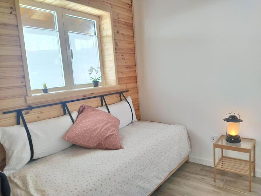 Casa De Madera El Jardin De Tara Villa Tinor Bagian luar foto